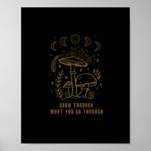 Goblincore Esthetiek Academië Cottagecore Paddenst Poster