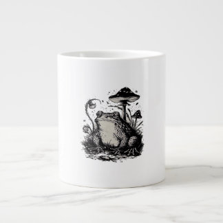 Goblincore Frog Minimal Classic Design Extra Grote Beker