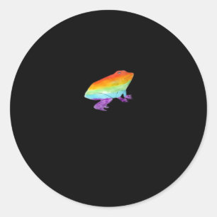 Goblincore Gay Kikker Klassieke Stijl Ronde Sticker