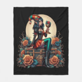 Goblincore Gotische Sprookje Fantasy Hallowmas Fleece Deken (Voorkant)