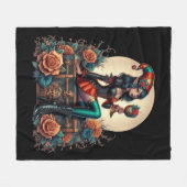 Goblincore Gotische Sprookje Fantasy Hallowmas Fleece Deken (Voorkant (Horizontaal))