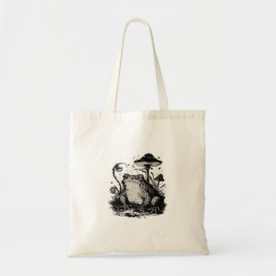 Goblincore Kikker Minimaal Klassiek Ontwerp Tote Bag