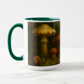 Goblincore Paddenstoelen, Slakken & Kikker in het Mok (Links)