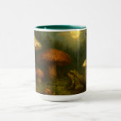 Goblincore Paddenstoelen, Slakken & Kikker in het Mok (Midden)