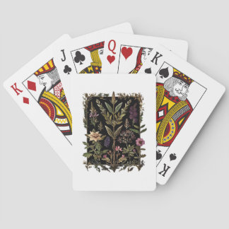 Goblincore Victoriaanse Hekserij Kruiden Klassiek Pokerkaarten