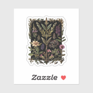 Goblincore Victorian Heksenkruiden Klassiek Sticker