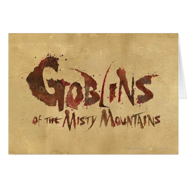 Goblins van de Misty Mountains (Voorkant Horizontaal)