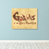 Goblins van de Misty Mountains Canvas Afdruk (Insitu (Houten vloer))