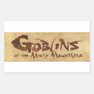Goblins van de Misty Mountains Rechthoekige Sticker
