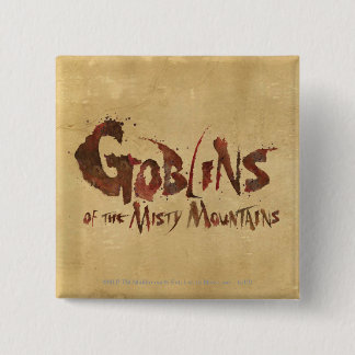 Goblins van de Misty Mountains Vierkante Button 5,1 Cm