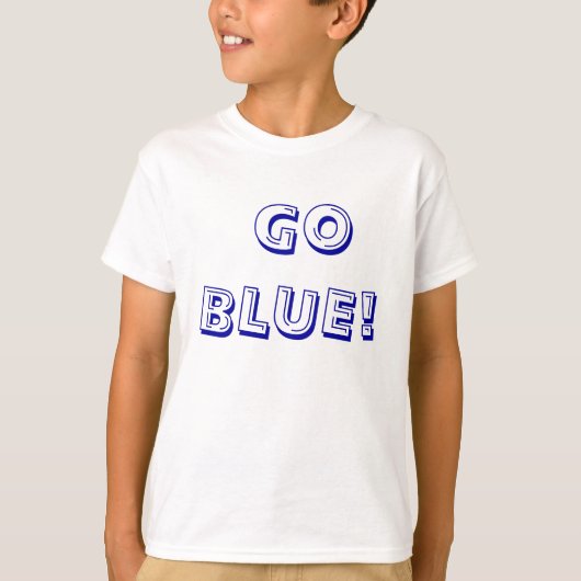 GOBLUE! T-SHIRT (Voorkant)