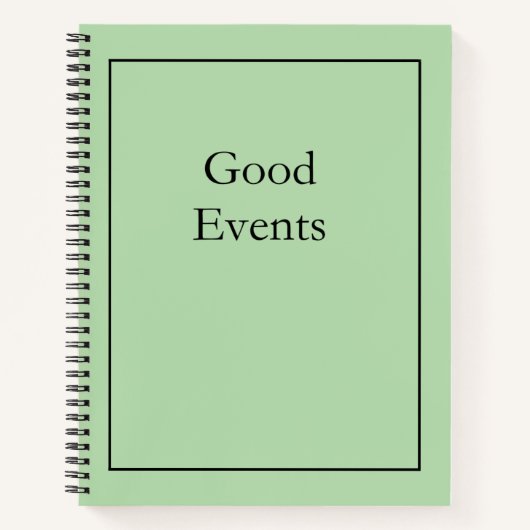 God and Bad times Notitieboek (Voorkant)