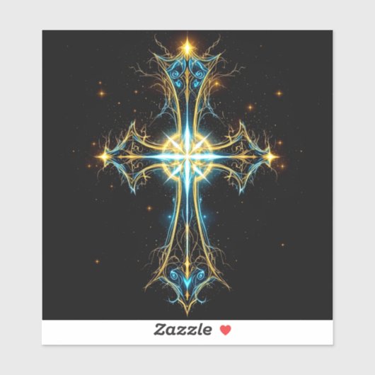 God and Jesus  Sticker (Vel)