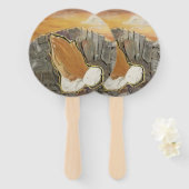 God Antwoordt Prayers Hand Fans Handwaaier (Voorkant en achterkant)