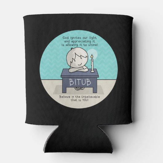 God begint onze Lichte Koelbox Blikjeskoeler (Achterkant)