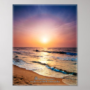 God begrijpt onze gebeden zelfs als.. poster