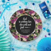 God behoort tot haar Christelijke Afstuderen klass Papieren Bordje (Feest)