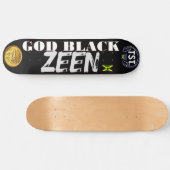 GOD BLACK ZEEN 8 1/2" Planche de Skateboard (Horz)