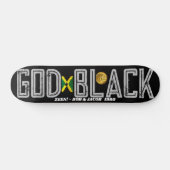 GOD BLACK ZEEN ! Planche de skateboard 7 3/4" (Horz)
