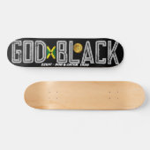 GOD BLACK ZEEN ! Planche de skateboard 7 3/4" (Horz)