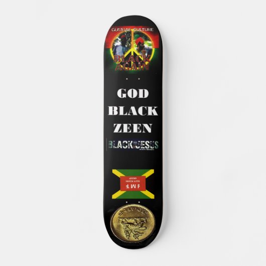 GOD BLACK ZEEN Skateboard (Recto)