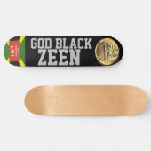 GOD BLACK ZEEN Skateboard (Horizontaal)