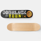 GOD BLACK ZEEN Skateboard (Horizontaal)