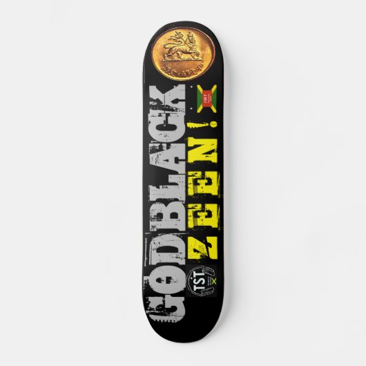 GOD BLACK ZEEN Skateboard (Voorkant)