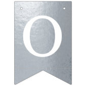 God Bless 4 Letters Name Silver Baptism Communemen Vlaggetjes (Derde vlag)