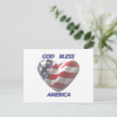 God Bless America Briefkaarten (Staand voorkant)
