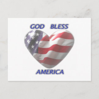God Bless America Briefkaarten