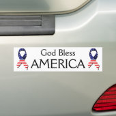 God Bless America Bumper Sticker (En voiture)