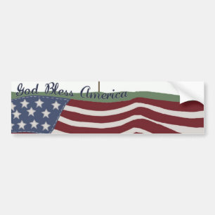 God Bless America Bumpersticker
