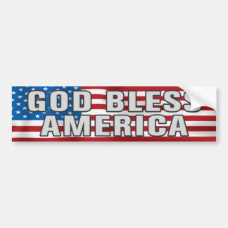 God Bless America Bumpersticker