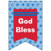 God Bless America Bunting Banner (Tweede vlag)