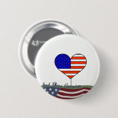 God Bless America Button (Voorkant /achterkant)