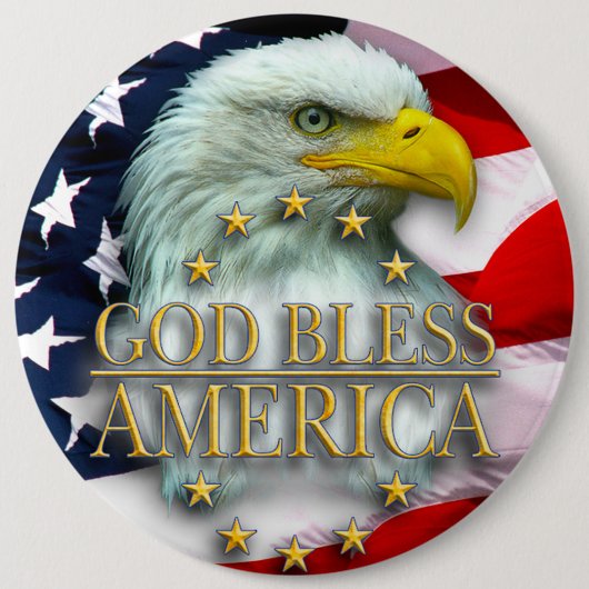 God Bless America/Colossal, 6-inch Button (Voorkant)