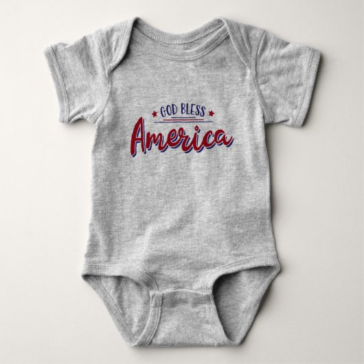 God Bless America Design Romper (Voorkant)