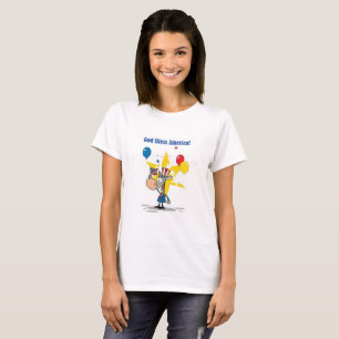 God Bless America Donkey T-shirt