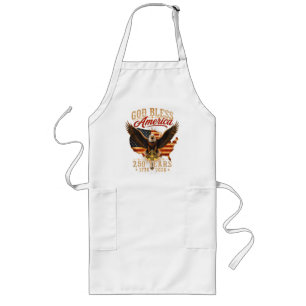 God Bless America Eagle 250 Jaar 1776 2026 Lang Schort