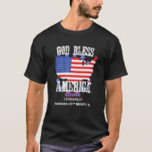 God Bless America Especially Panama City-Beach FL T-shirt (Voorkant)