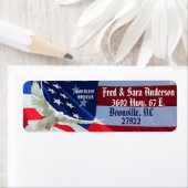 GOD BLESS AMERICA ETIKET (Insitu)