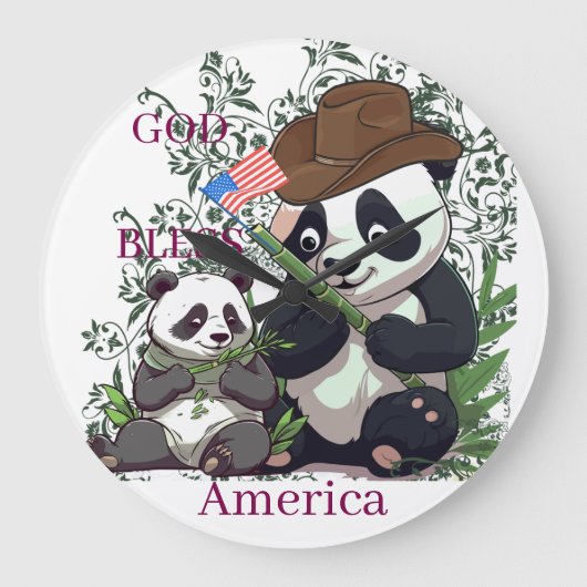 GOD BLESS America Grote Klok (Voorkant)