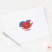 God Bless America Heart Stickers (Envelop)