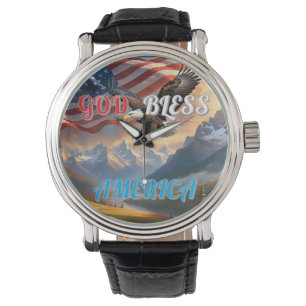 GOD BLESS AMERICA HORLOGE