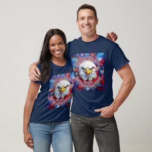 God Bless America Mijn Thuis Zo Zoet Thuis Rode Ad T-shirt