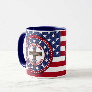 God Bless America Mijn Thuis Zoete Thuis Ruw Kruis Mok