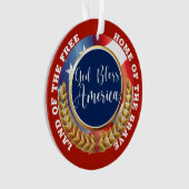 God Bless America Ornament (voorkant)