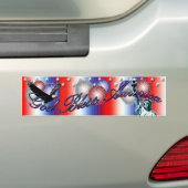 God Bless America Patriotic America Bumper Sticker (En voiture)