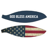 God Bless America Patriotic Flag Basketbal (Panelen)